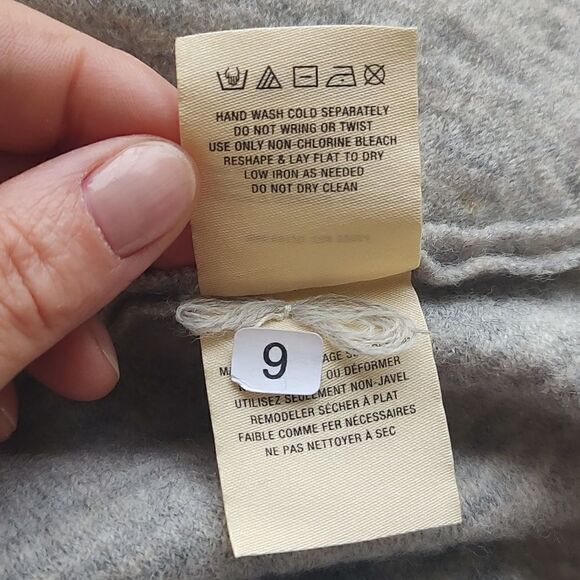 Anthropologie Afterlight Wool Dress Knitted & Knotted gray size XS, 100% Wool - Picture 10 of 12